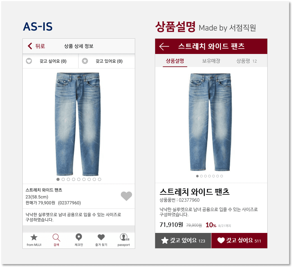 실전 UI/UX - 2부. 무인양품앱 브랜딩 개편 전략