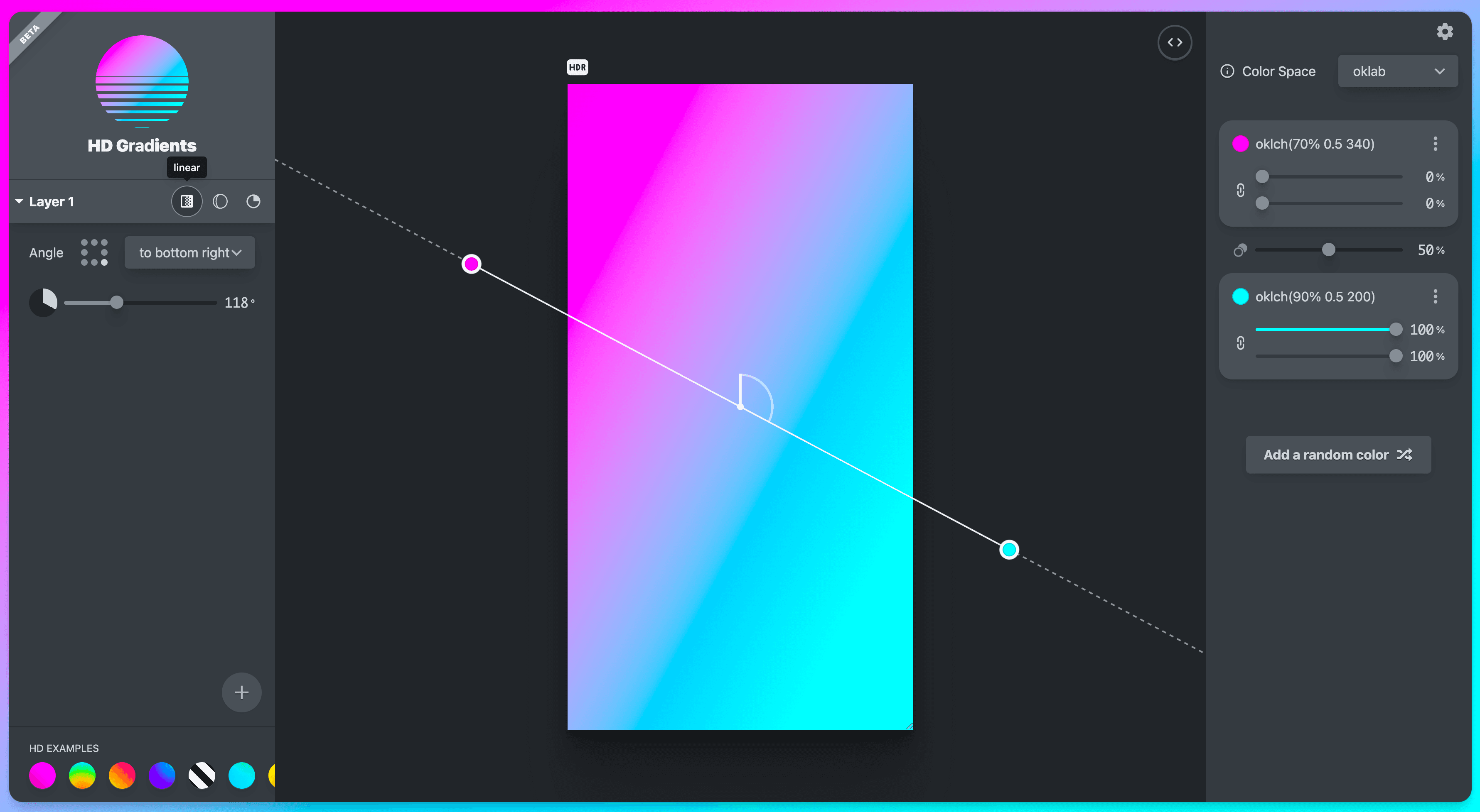 웹에서 그라데이션 손쉽게 만드는 ‘CSS HD Gradients’