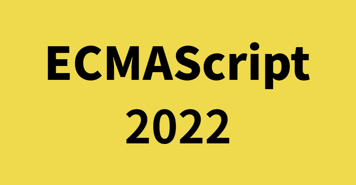ECMAScript 2022 살펴보기 | 요즘IT