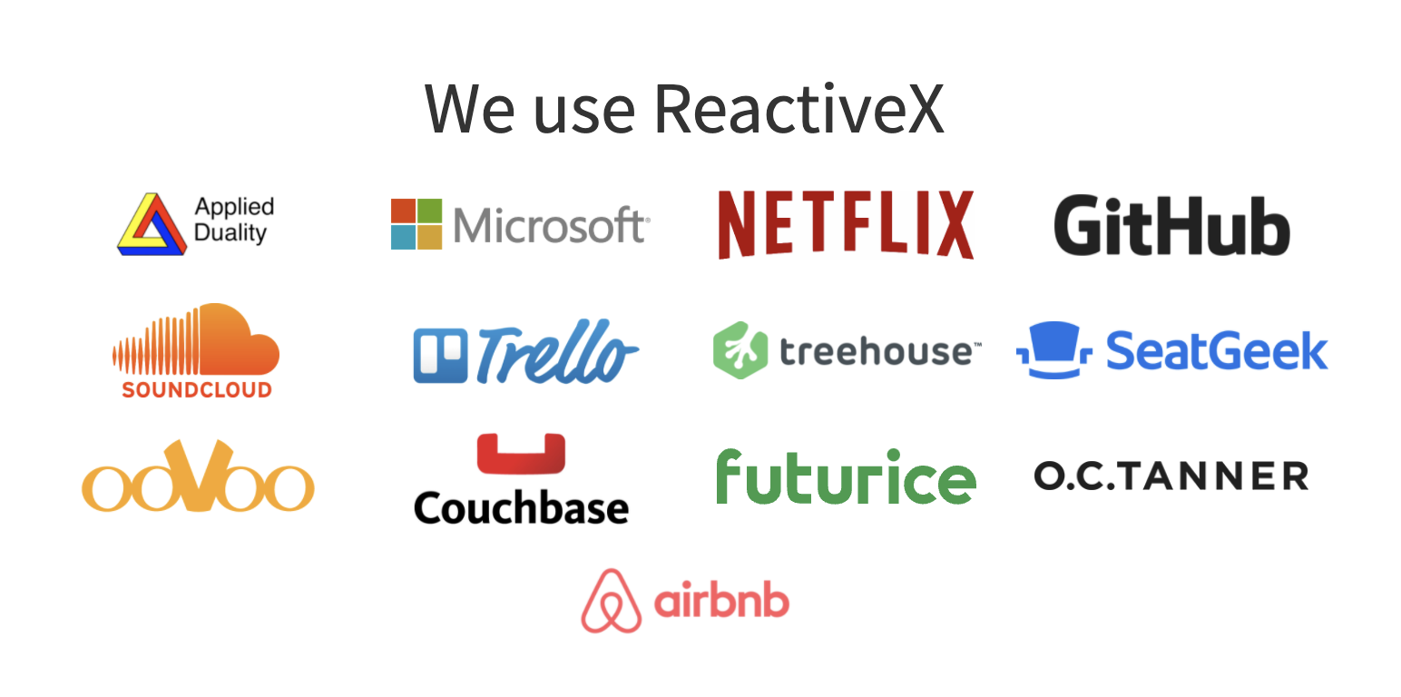 we use reactivex