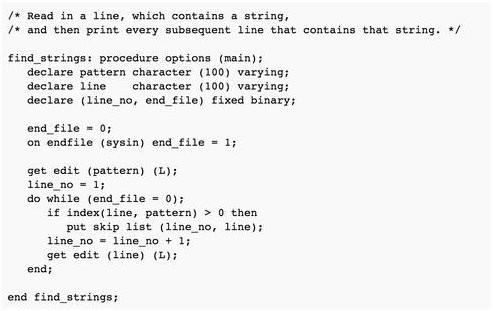 PL/I(Programming Language One)