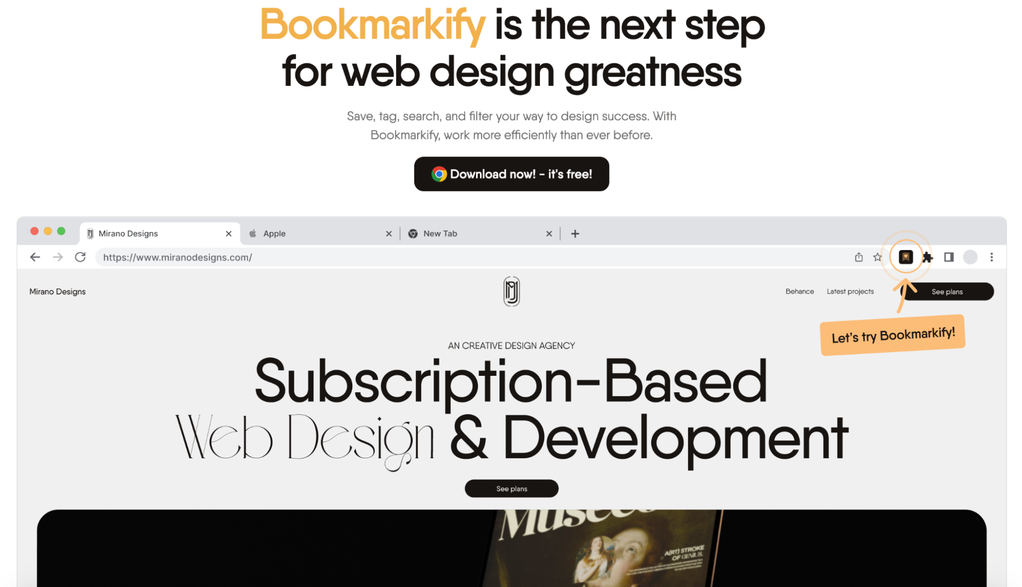 북마크 관리 서비스 Bookmarkify