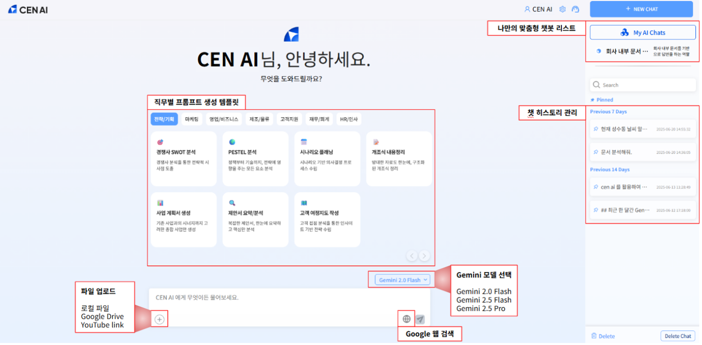 구글 클라우드 기반 기업용 AI 구축하기(feat. CEN AI)