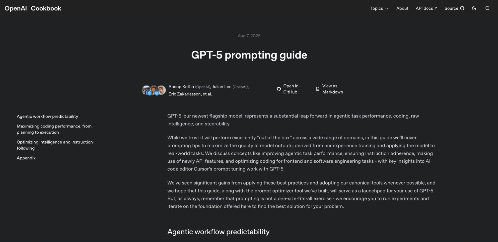 오픈AI 공식 프롬프트 가이드: GPT-5를 잘쓰는 3가지 방법