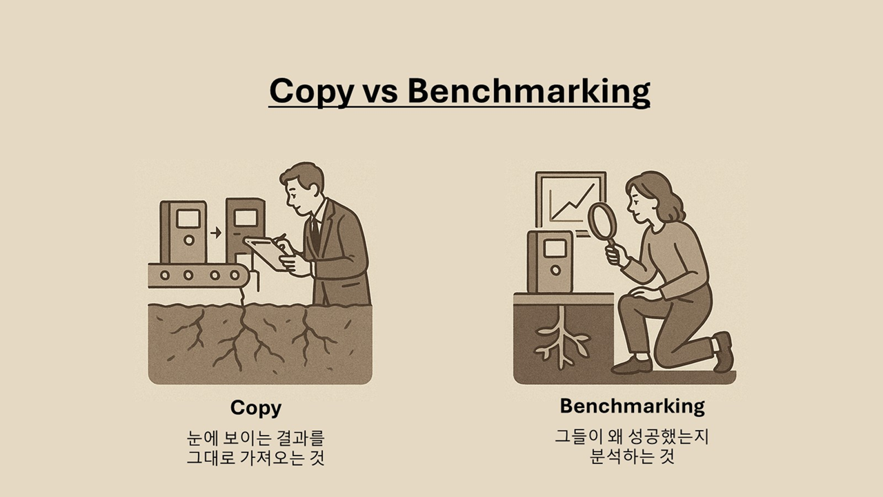 카피일까, 벤치마킹일까? 베끼지 않고 재해석하는 법
